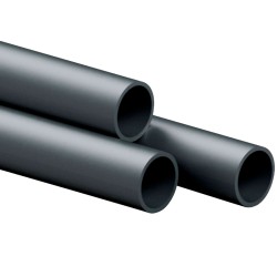 Труба ПВХ (PVC-U) напірна клейова Lareter PN10 d63 мм, без розтруба, 5 м